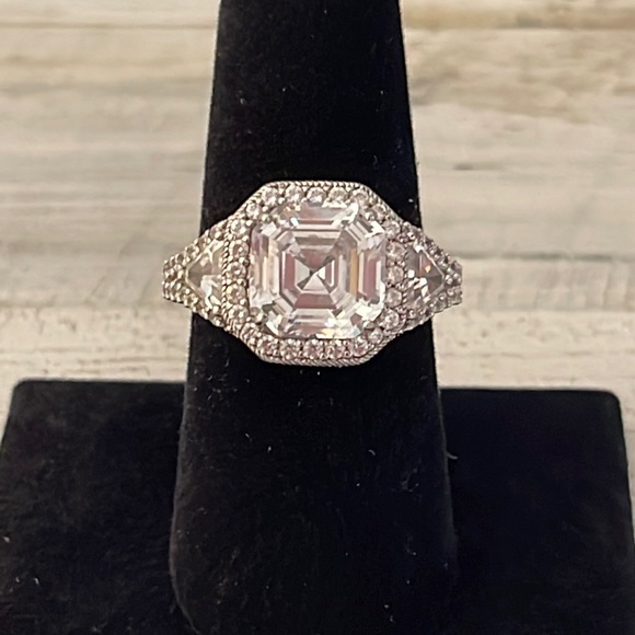 Judith Ripka Jewelry - Gorgeous Judith Ripka Cushion Cut Halo CZ ring.
